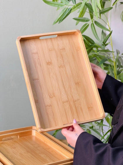 سینی بامبو مینیمال سایز متوسط(7425)