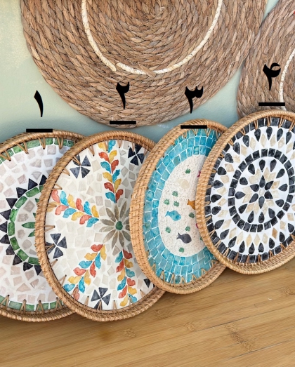 پک 2تایی سینی صدفی جدید(7086)