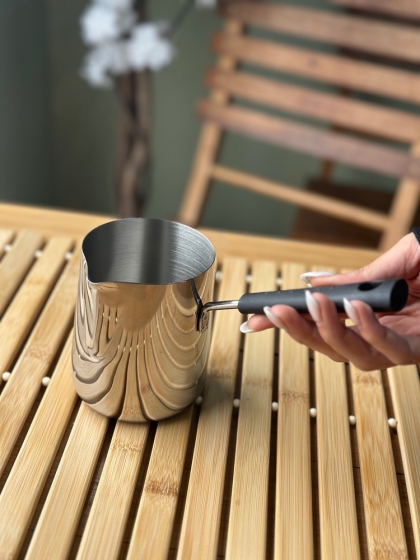 شیر جوش استیل دسته دار(7109)