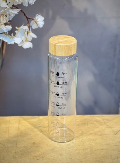 قمقمه پیرکس درب بامبو بزرگ(5650)