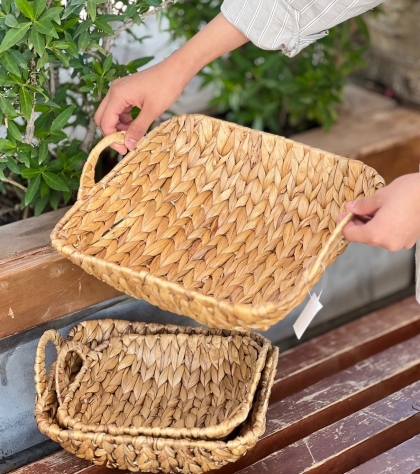 سبد حصیری گود سایز بزرگ(5701)