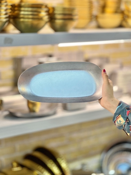 ظرف سرو استیل مستطیل(5711)